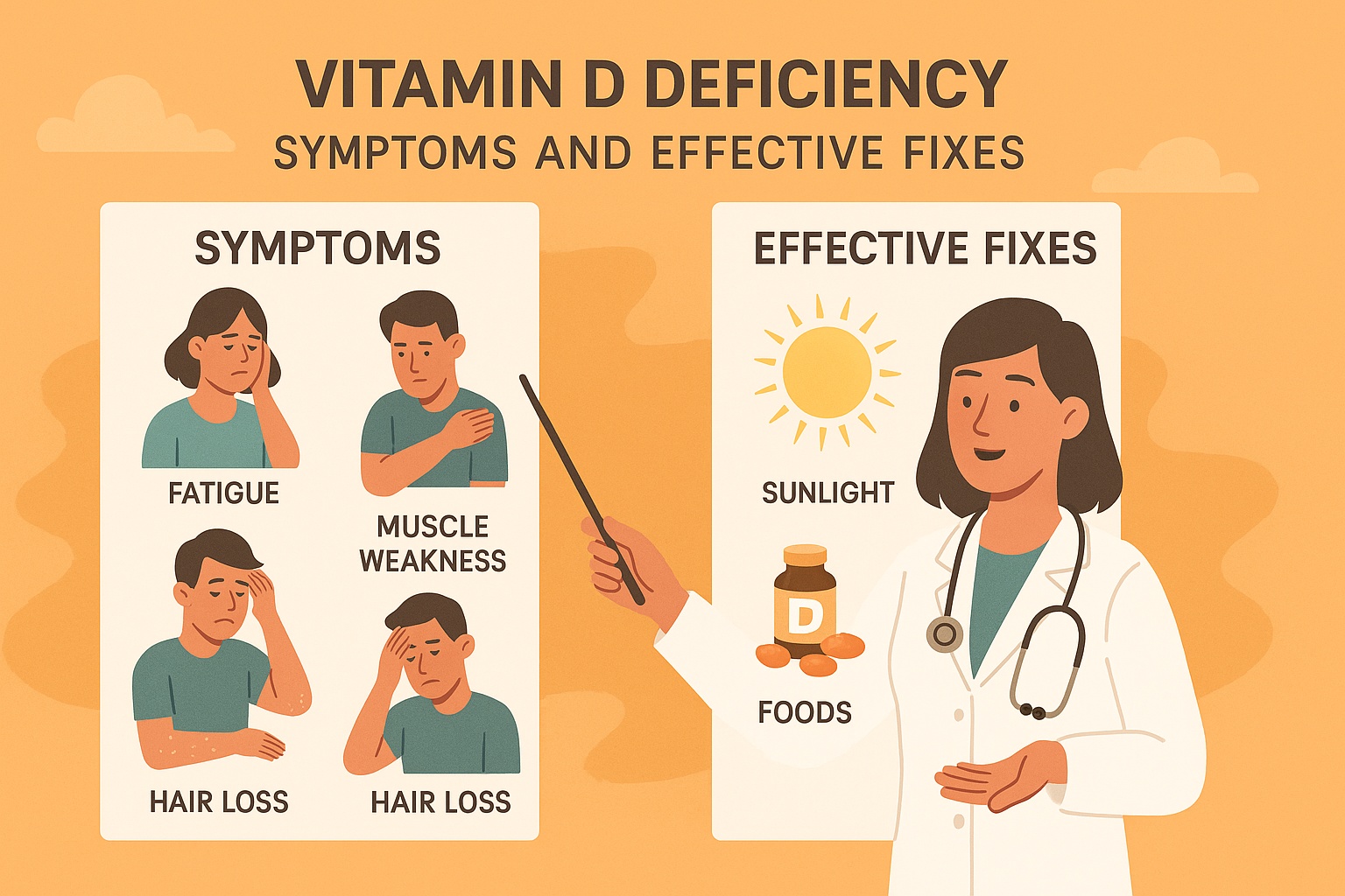 Vitamin D Deficiency Symptoms and Effective Fixes